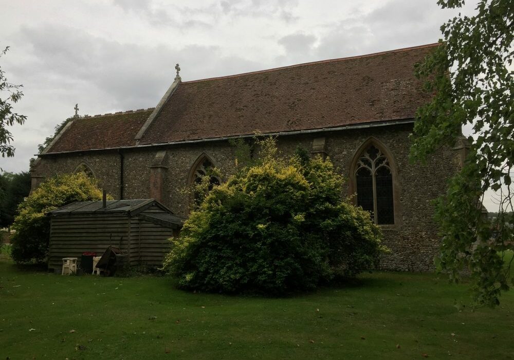 Wimbish church ChurchImages-Essex-Wimbish A dark photo of a church exterior